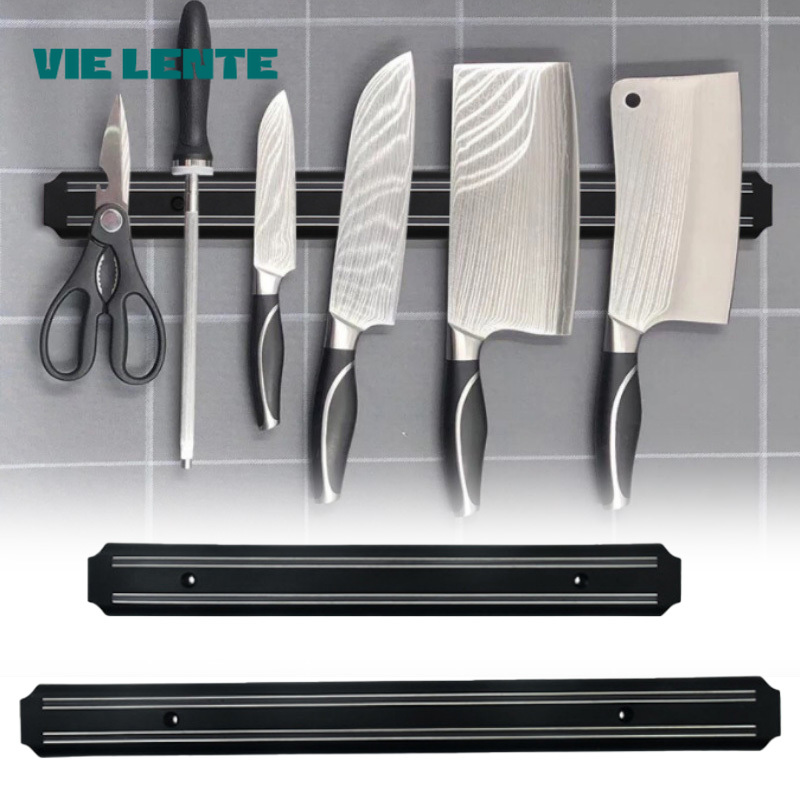 Commercial Kitchen Utensil Holder - 1 ชิ้นเพิ่มพื้นที่ห้องครัวของคุณให้สูงสุดด้วยแถบมีดแม่เหล็กเหล็กมีดบาร์สําหรับผู้ถือ RackUtensils เครื่องมืออุปกรณ์ครัว