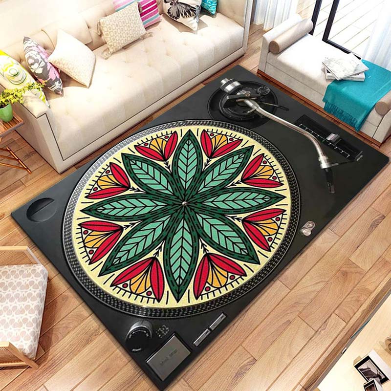 Commercial Kitchen Vinyl Flooring - พรมลายเครื่องเล่นแผ่นเสียงไวนิลสำหรับห้องนอน ห้องนั่งเล่น ห้องครัว ห้องน้ำ พรมปูพื้นตกแต่งบ้าน แผ่นรองกันลื่น