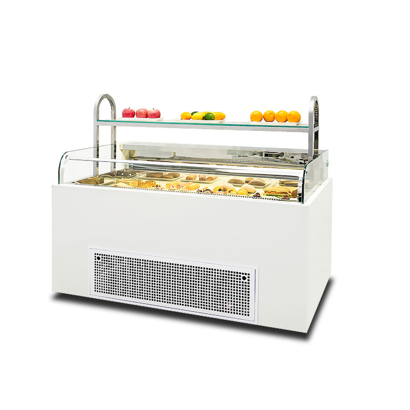 Refrigerated Display Case - ตู้แช่เย็นแบบเปิดด้านหน้าสำหรับซูชิ ขนมอบ และอาหารสด แบบสั่งทำพิเศษสำหรับธุรกิจ