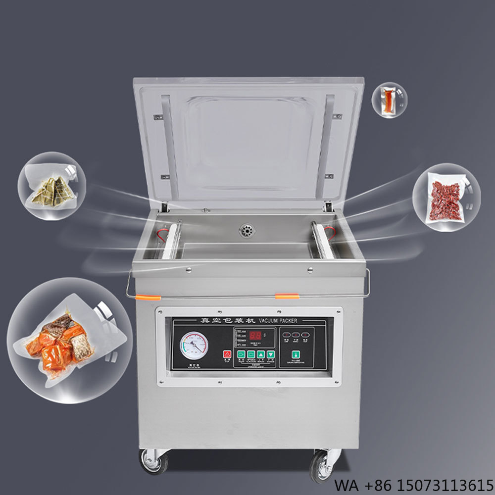 Commercial Kitchen Tables - เครื่องซีลสูญญากาศแบบตั้งโต๊ะ รุ่น Dz-400 สำหรับใช้งานเชิงพาณิชย์ ดีไซน์กะทัดรัด ตัวเครื่องทำจากสแตนเลส