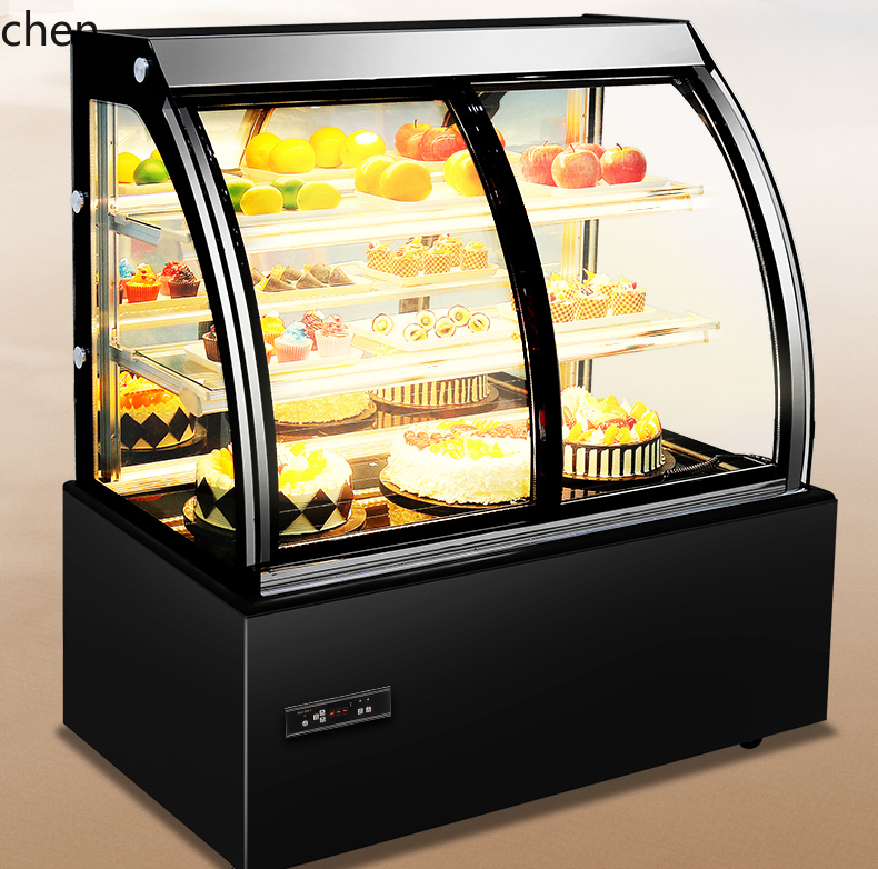 Refrigerated Display Case - ตู้แช่เค้ก ZS ตู้โชว์ผลไม้ ตู้แช่ขนมหวาน ตู้แช่แบบใช้ลมเย็น ตู้แช่ขนาดเล็กแบบตั้งโต๊ะสำหรับเก็บอาหารสด