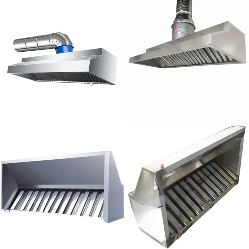 Commercial Kitchen Range Hood - ระบบดูดควันสเตนเลสสตีลเชิงพาณิชย์ คิทลาลอง สำหรับร้านอาหาร โรงแรม และครัว
