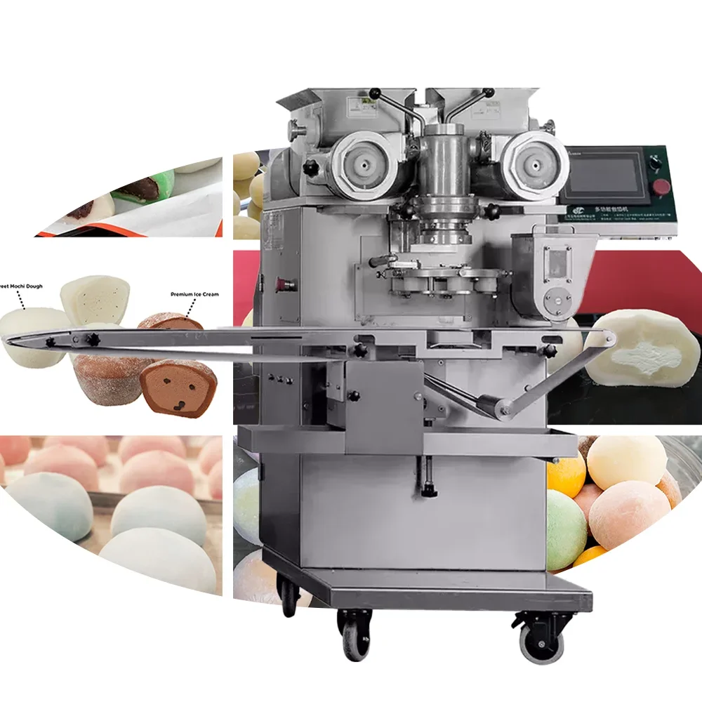 Ice Cream Mochi Maker - 【2026】เครื่องทำขนมโมจิไส้คู่อัตโนมัติอเนกประสงค์รุ่นใหม่ สำหรับทำขนมไดฟุกุข้าวเหนียวและไอศกรีม