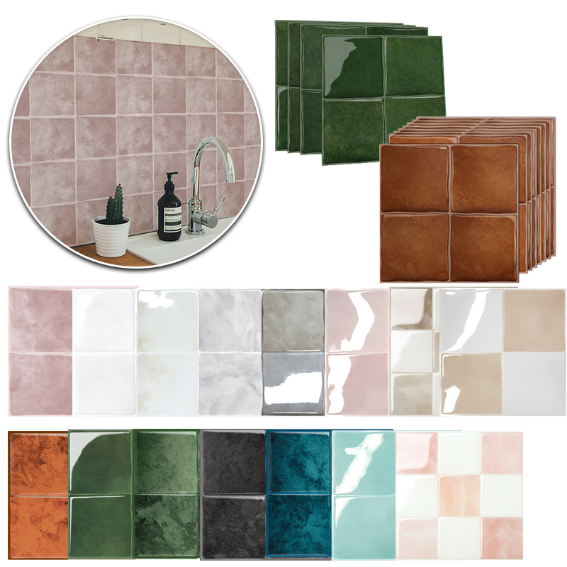 Commercial Kitchen Wall Panels - วอลเปเปอร์ลายหินอ่อนแบบติดผนัง 3 มิติ กันน้ำ ขนาด 9