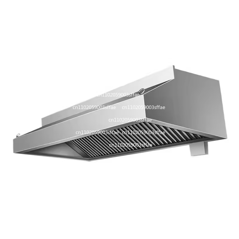 Commercial Kitchen Range Hood - เครื่องดูดควันสแตนเลสหนาพิเศษ สำหรับครัวเชิงพาณิชย์ ร้านอาหาร โรงอาหาร ครัวเรือน ดูดควันแรง