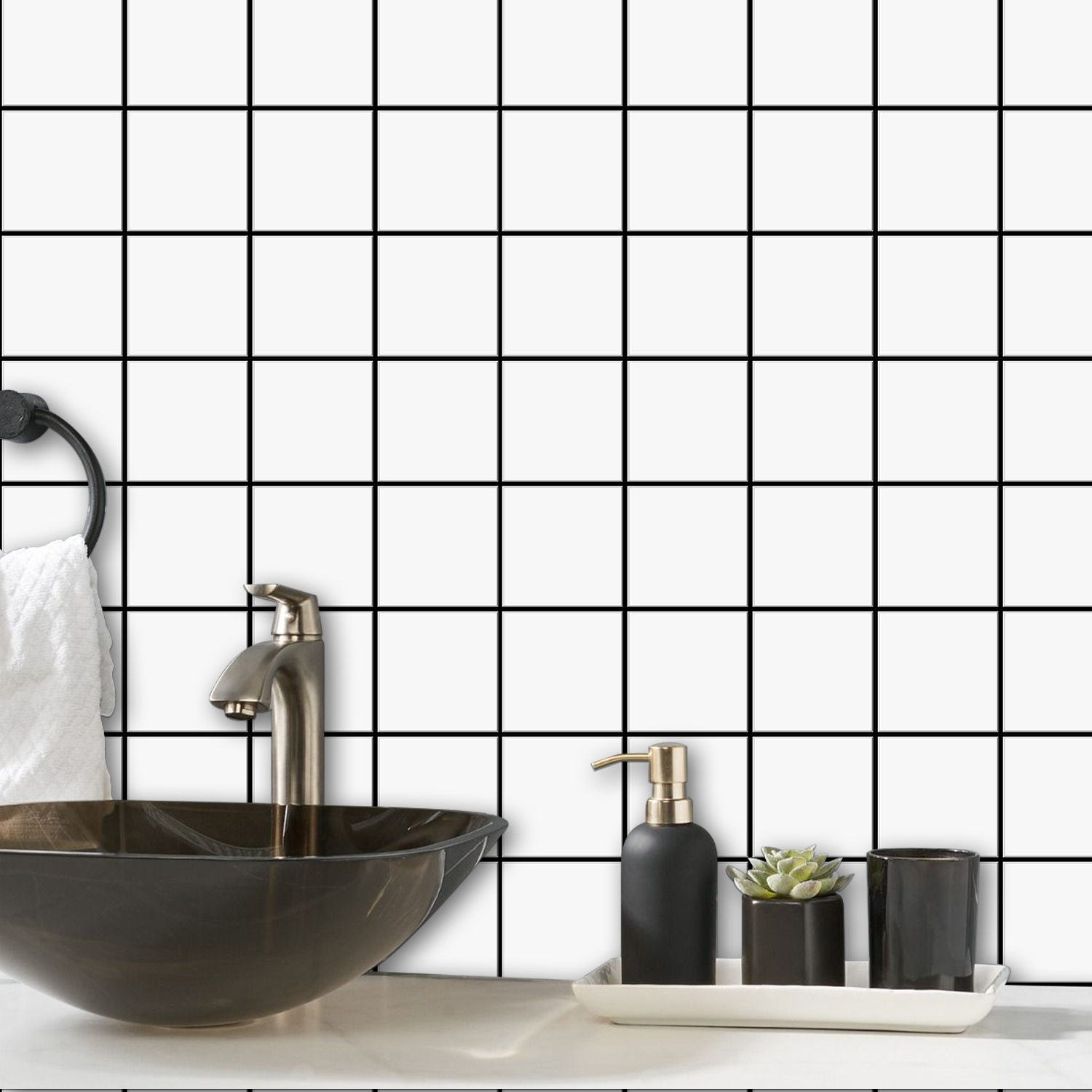10 ชิ้นพรีเมี่ยมสติกเกอร์ติดผน - Commercial Kitchen Wall Panels บทวิจารณ์และราคา