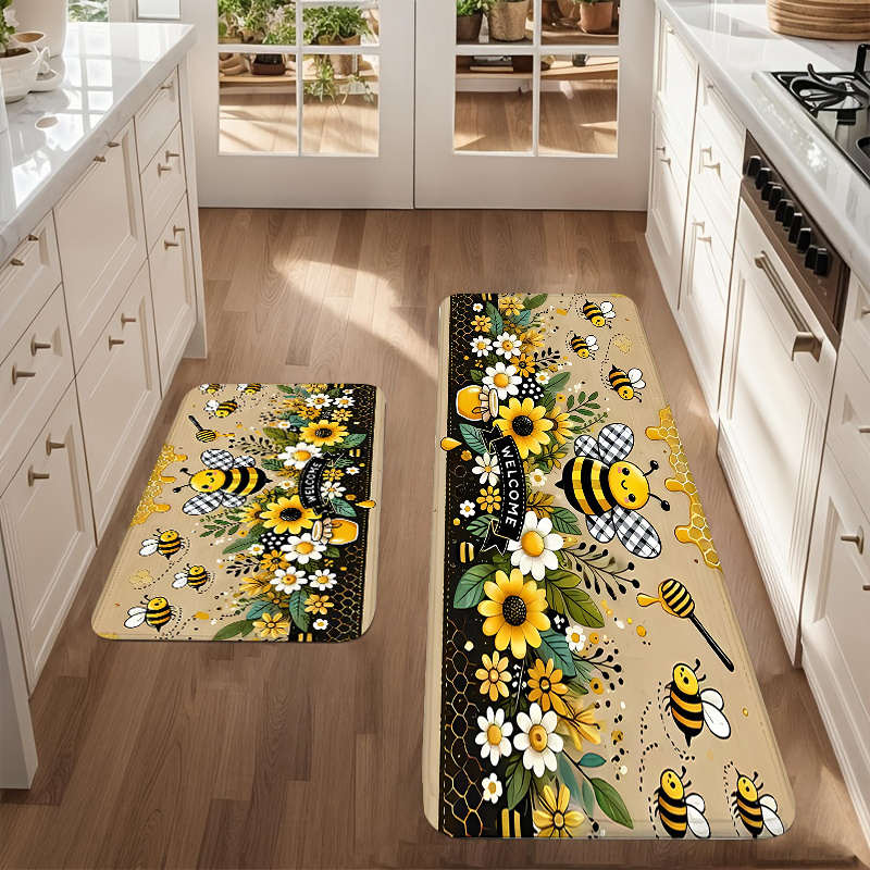 พรมปูพื้นและพรมเช็ดเท้าลายดอกไ - Commercial Kitchen Door บทวิจารณ์และราคา