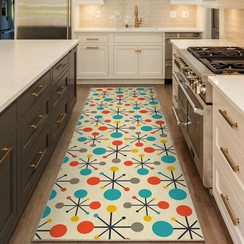 พรมลายดอกไม้เมดิเตอร์เรเนียน พ - Commercial Kitchen Background บทวิจารณ์และราคา