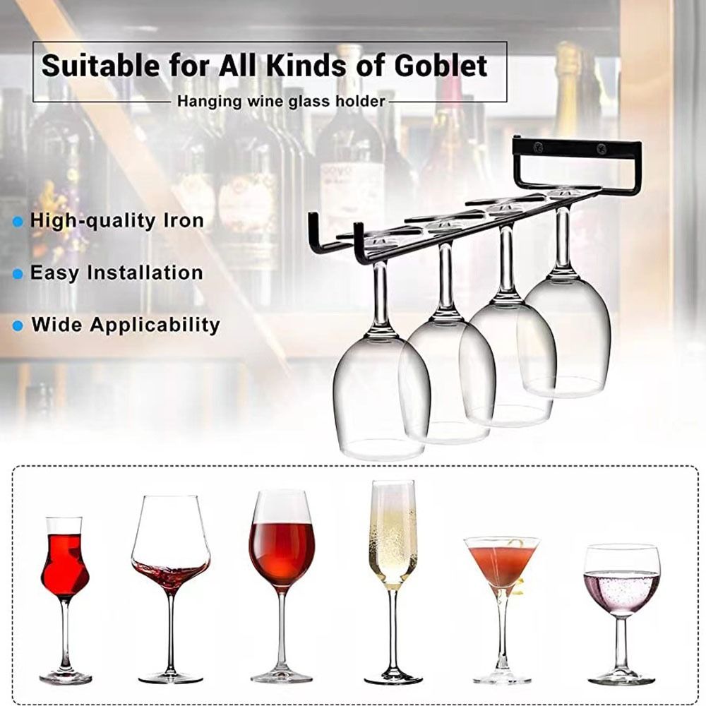 ติดผนัง Stemware ผู้ถือแก้วไวน - Commercial Kitchen Rack บทวิจารณ์และราคา