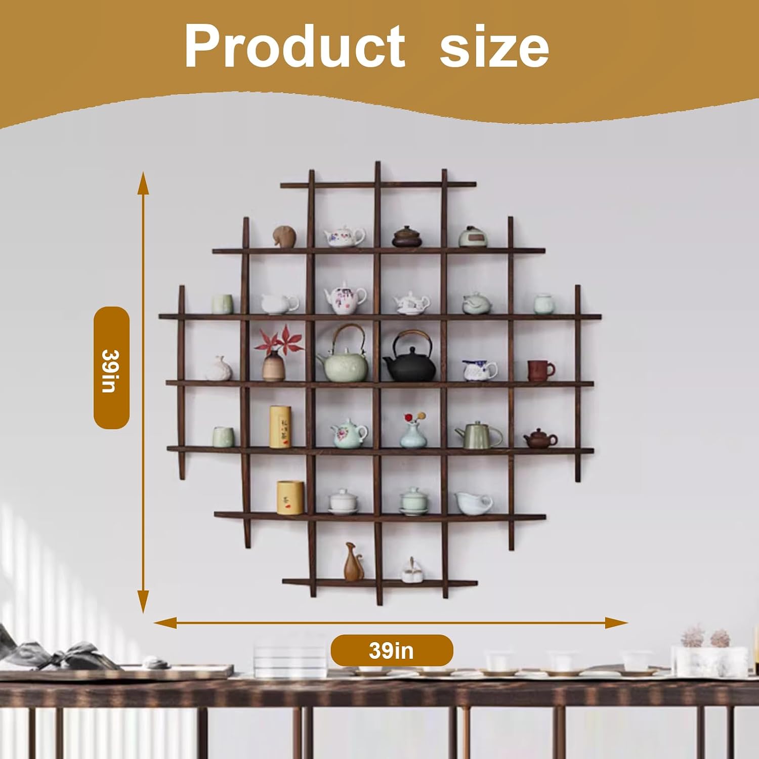 ที่วางถ้วยชาจีนไม้เนื้อแข็งติด - Commercial Kitchen Rack บทวิจารณ์และราคา