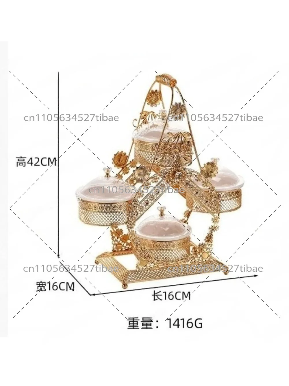 กล่องใส่ของว่างหรือผลไม้สี่ช่อ - Commercial Kitchen Light บทวิจารณ์และราคา