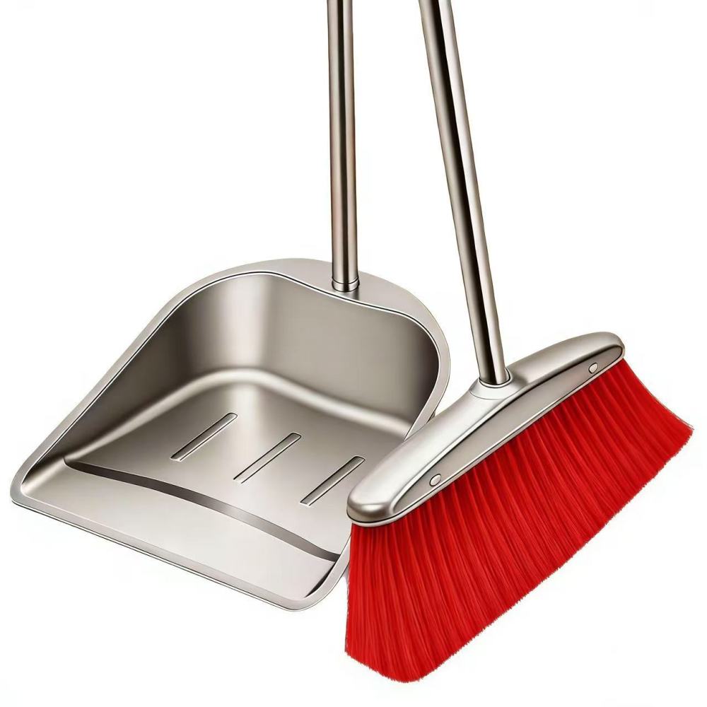 ชุดที่ตักขยะสแตนเลสสำหรับใช้งา - Commercial Kitchen Broom บทวิจารณ์และราคา