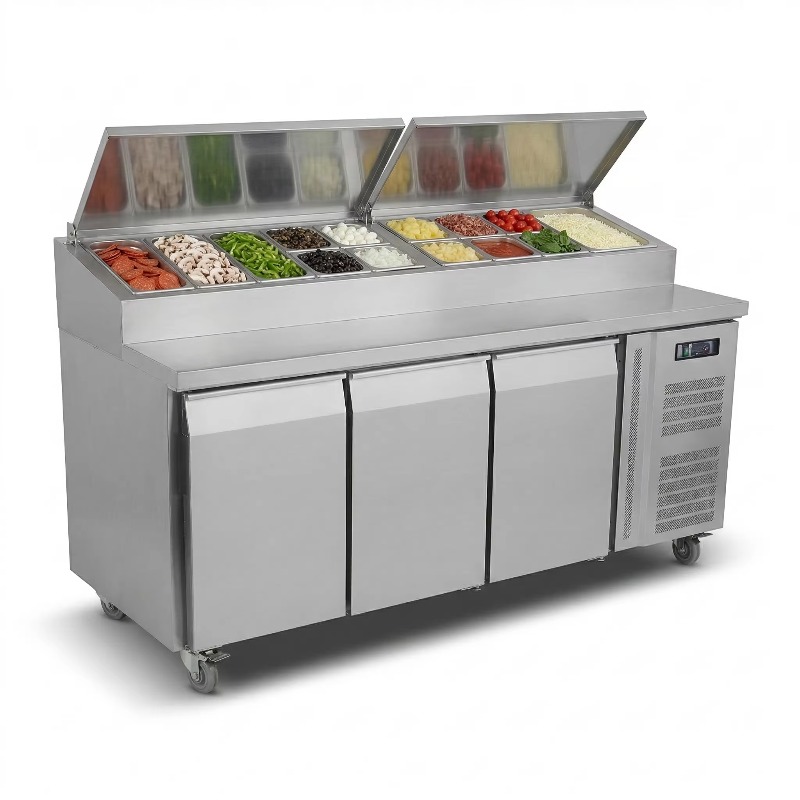 ตู้เย็นเตรียมอาหารแบบ OEM 2 ปร - Commercial Kitchen Door บทวิจารณ์และราคา