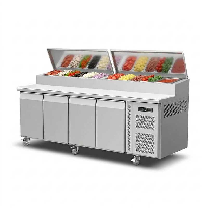 ตู้เย็นเตรียมอาหารแบบ OEM 2 ปร - Commercial Kitchen Door บทวิจารณ์และราคา
