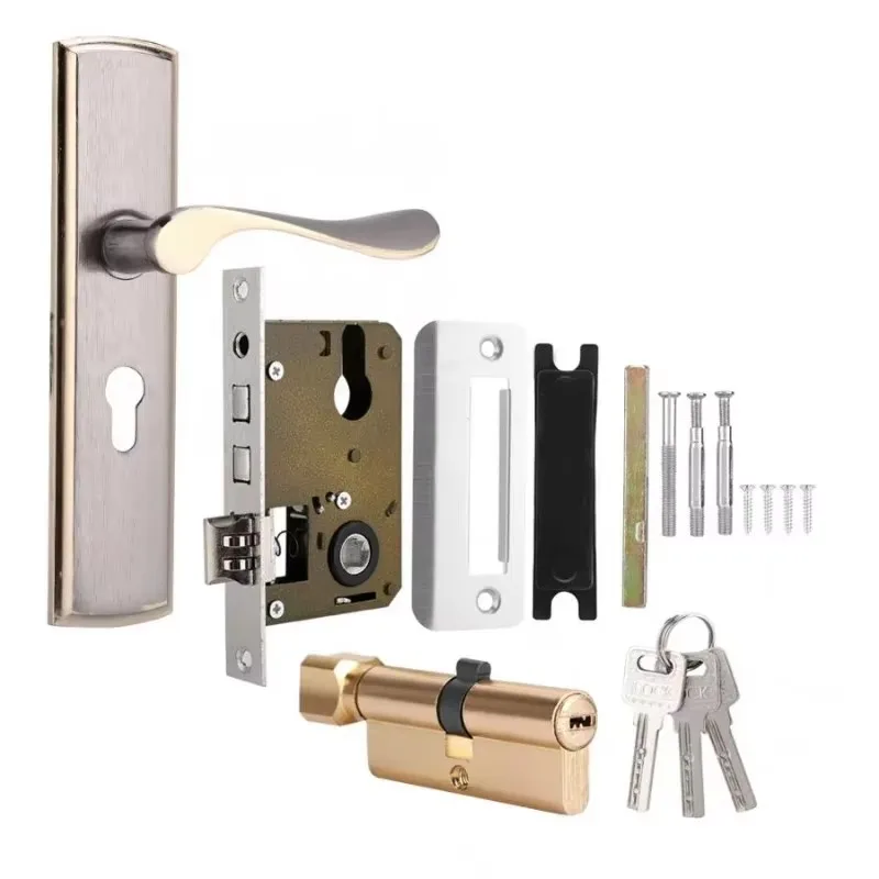 กุญแจล็อคมือจับประตูสีทองล็อคป - Commercial Kitchen Door บทวิจารณ์และราคา