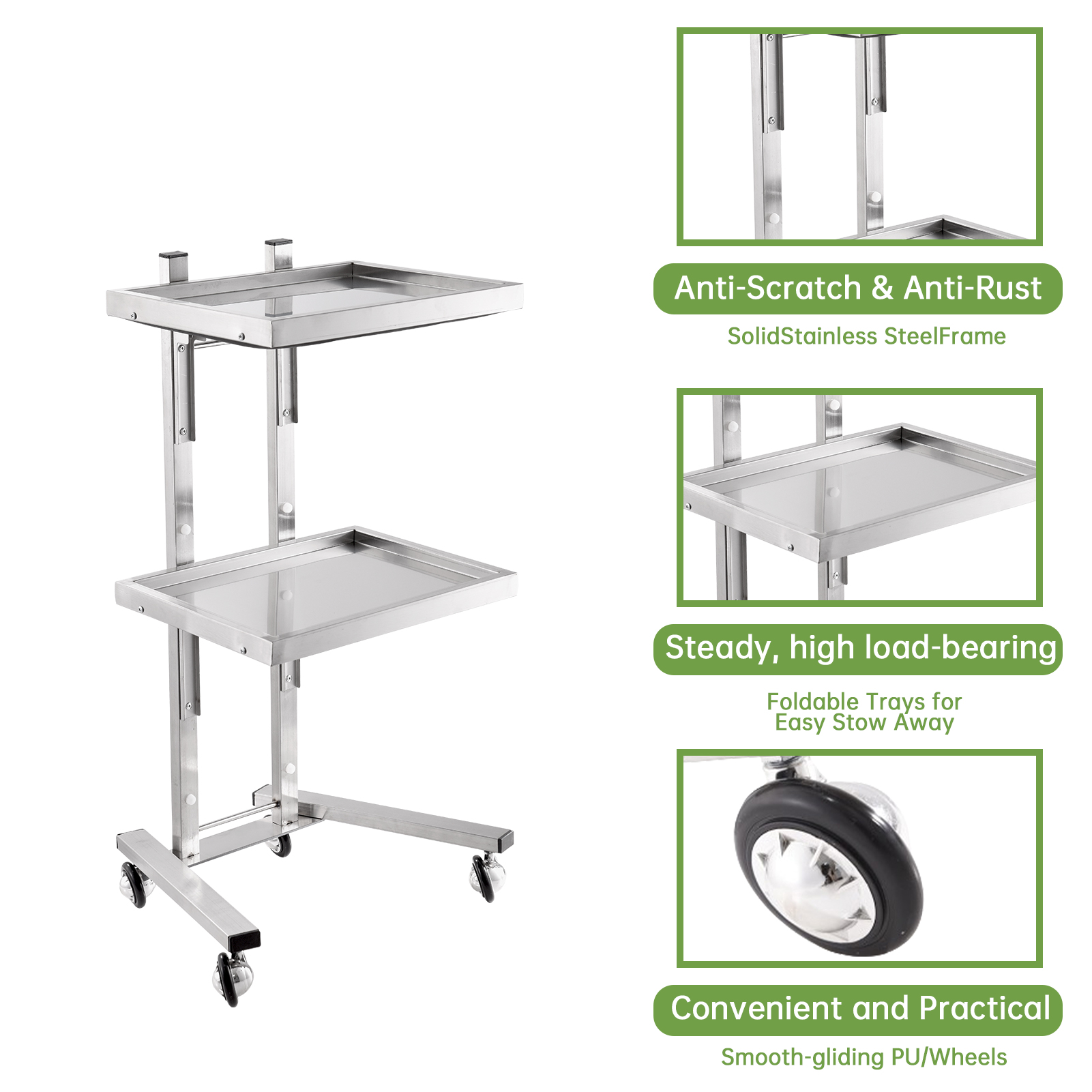 รถเข็นซิลเวอร์ซาลอนแบบมีล้อ, ร - Commercial Kitchen On Wheels บทวิจารณ์และราคา