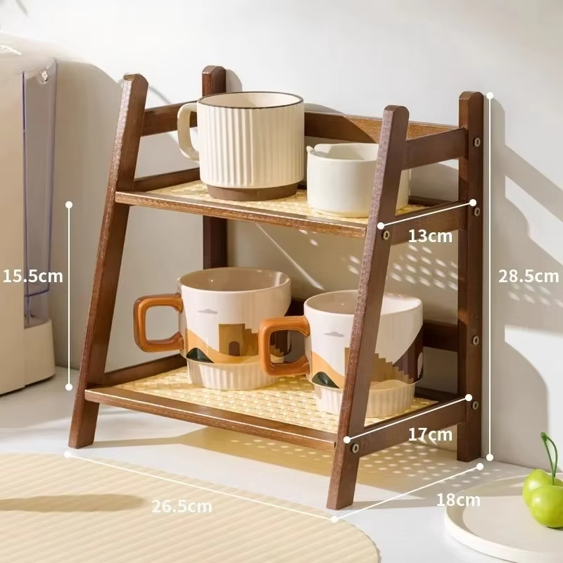 ชั้นวางของไม้ไผ่แบบย้อนยุค 2 ช - Commercial Kitchen Tables บทวิจารณ์และราคา