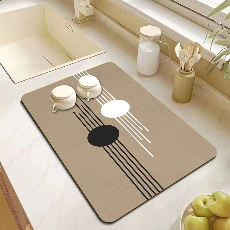 แผ่นรองจานกันลื่นลายเส้นเรขาคณ - Commercial Kitchen Tables บทวิจารณ์และราคา