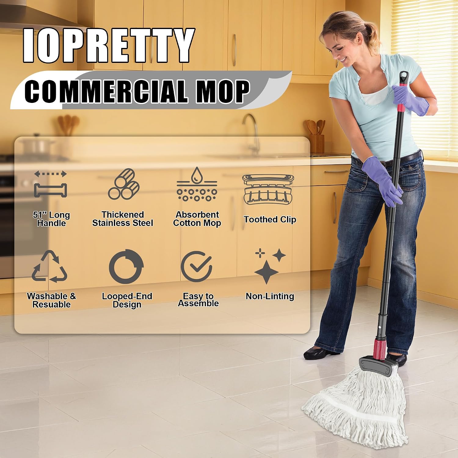 ไม้ถูพื้นเชิงพาณิชย์สำหรับทำคว - Commercial Kitchen Vinyl Flooring บทวิจารณ์และราคา