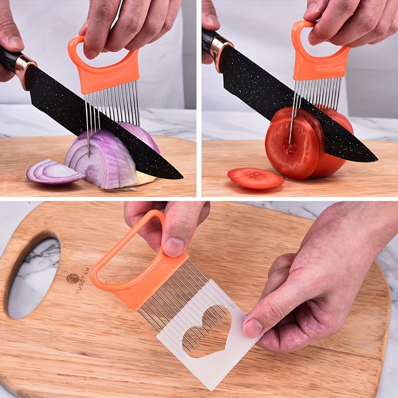 1/4PC สแตนเลสสตีลหัวหอมเข็มหัว - Commercial Kitchen Utensil Holder บทวิจารณ์และราคา
