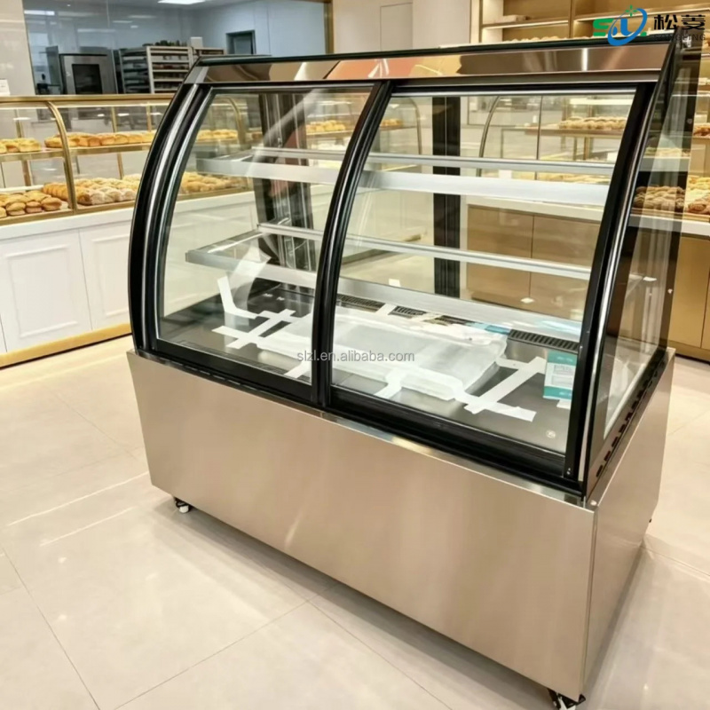 ตู้โชว์เค้กสแตนเลสแบบกำหนดเอง  - Refrigerated Display Case บทวิจารณ์และราคา
