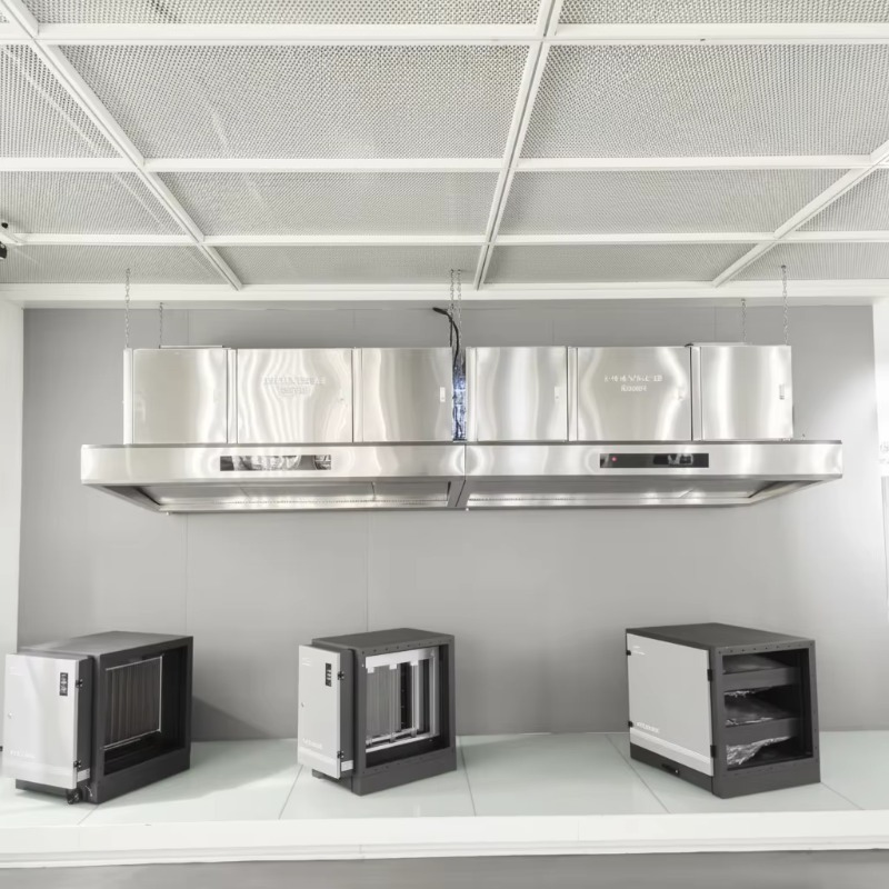 เครื่องดูดควันครัวสแตนเลส 201  - Commercial Kitchen Range Hood บทวิจารณ์และราคา