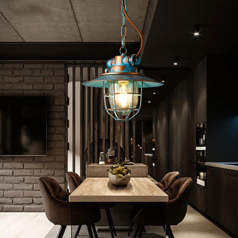 โคมไฟระย้าแก้ววินเทจ สไตล์ลอฟท - Commercial Kitchen Light บทวิจารณ์และราคา