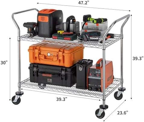 รถเข็นสองชั้นสำหรับใช้งานเชิงพ - Commercial Kitchen On Wheels บทวิจารณ์และราคา
