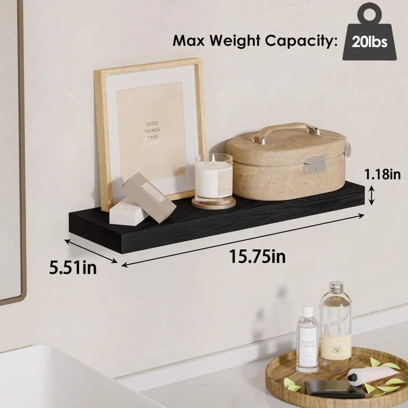 ชั้นวางของติดผนังไม้เนื้อแข็งแ - Commercial Kitchen Door บทวิจารณ์และราคา