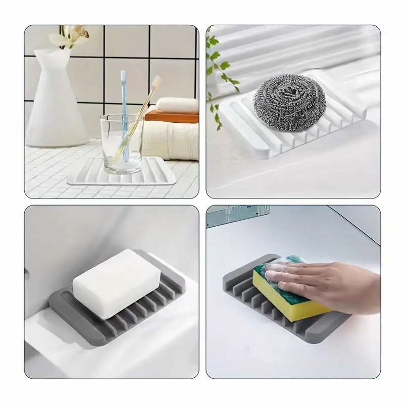 กล่องใส่สบู่ซิลิโคนแบบใหม่ 1 ช - Commercial Kitchen Rack บทวิจารณ์และราคา