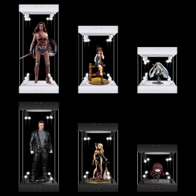 กล่องอะคริลิคพร้อมไฟ LED หมุนไ - Refrigerated Display Case บทวิจารณ์และราคา