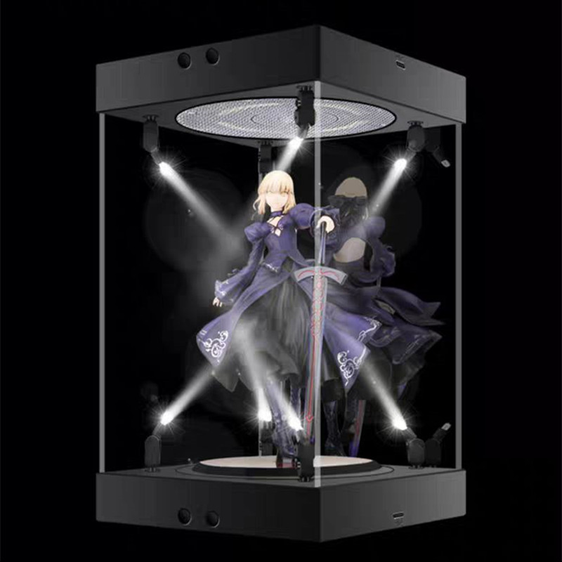 กล่องอะคริลิคพร้อมไฟ LED หมุนไ - Refrigerated Display Case บทวิจารณ์และราคา