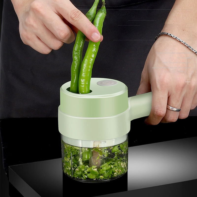4In1 เครื่องตัดผักไฟฟ้าชุดมือถ - Commercial Kitchen Products บทวิจารณ์และราคา