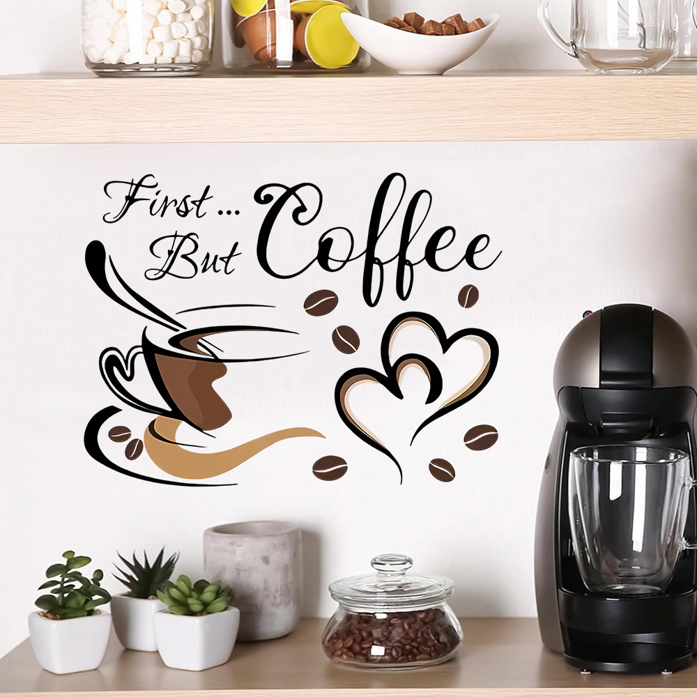สติ๊กเกอร์ติดผนังร้านกาแฟ 1 แพ - Commercial Kitchen Wall Panels บทวิจารณ์และราคา