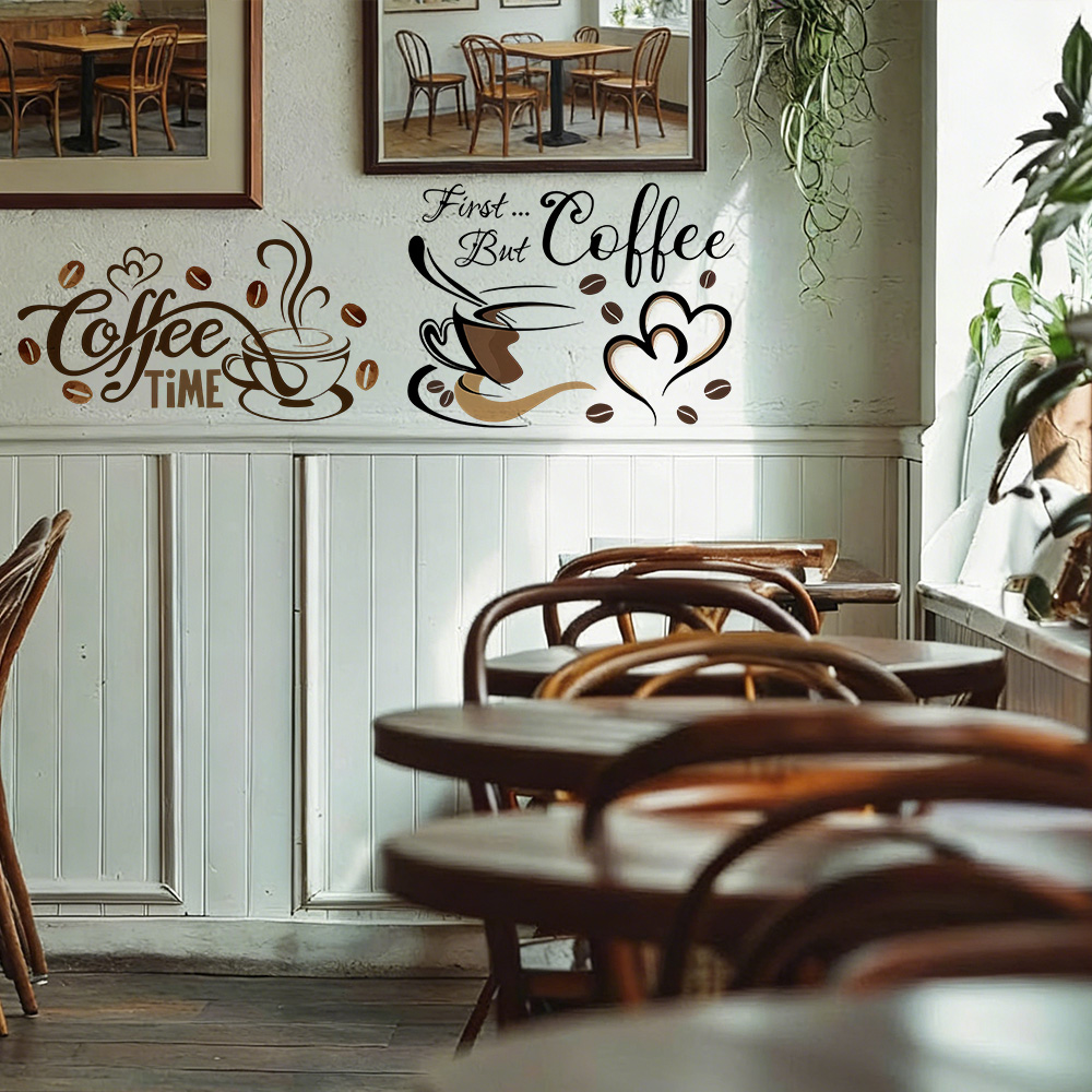 สติ๊กเกอร์ติดผนังร้านกาแฟ 1 แพ - Commercial Kitchen Wall Panels บทวิจารณ์และราคา