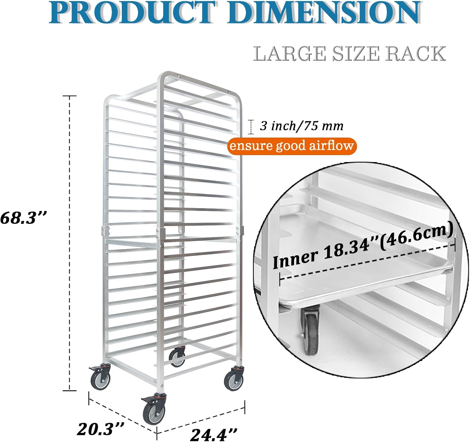 ชั้นวางถาดสแตนเลส 20 ชั้น พร้อ - Commercial Kitchen Rack บทวิจารณ์และราคา