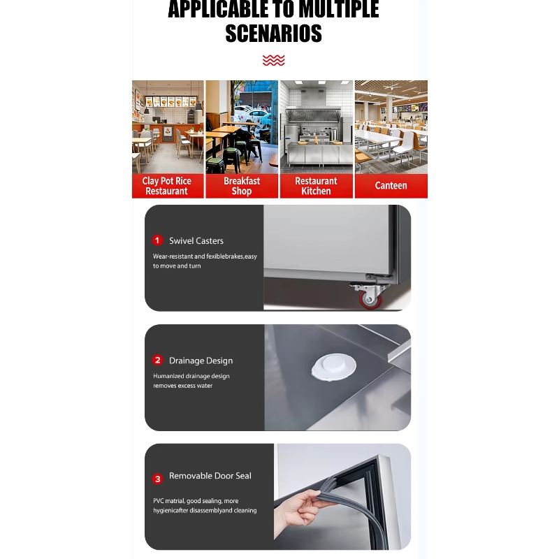 ตู้เก็บอาหารอุ่นแบบเคลื่อนที่ส - Commercial Kitchen Door บทวิจารณ์และราคา