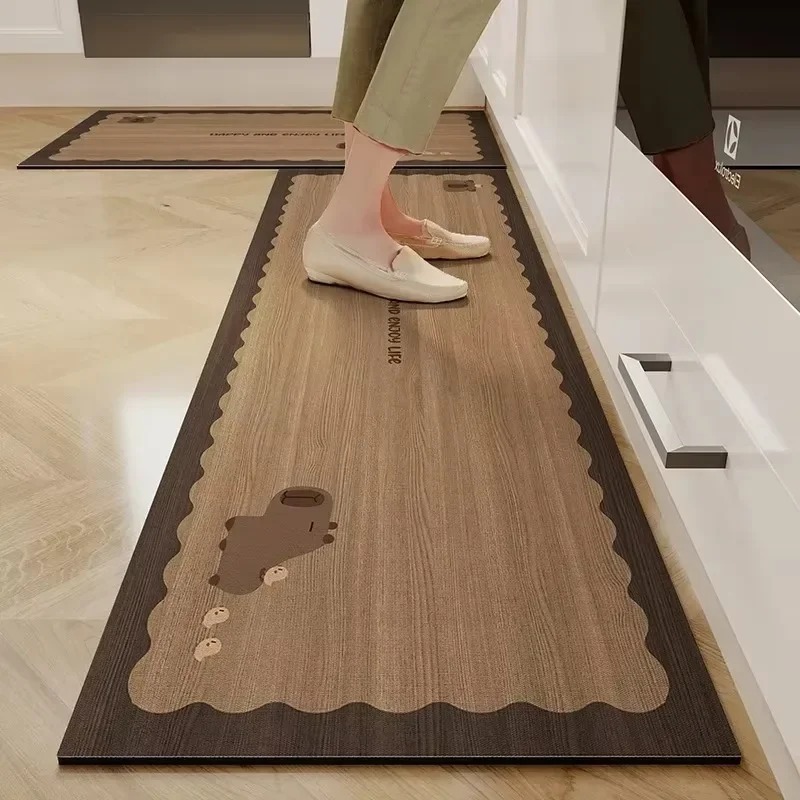 ห้องครัวแผ่นกันน้ําลื่นไวนิลพร - Commercial Kitchen Vinyl Flooring บทวิจารณ์และราคา