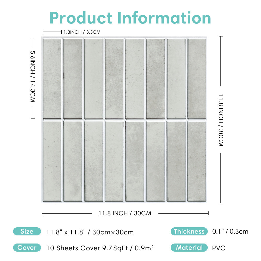 1/10pcs 3D สติ๊กเกอร์ติดผนัง,S - Commercial Kitchen Wall Panels บทวิจารณ์และราคา