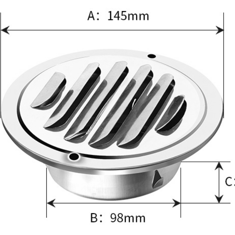 1 ชิ้น ฝาครอบสแตนเลสแบบหัวแบน  - Commercial Kitchen Range Hood บทวิจารณ์และราคา